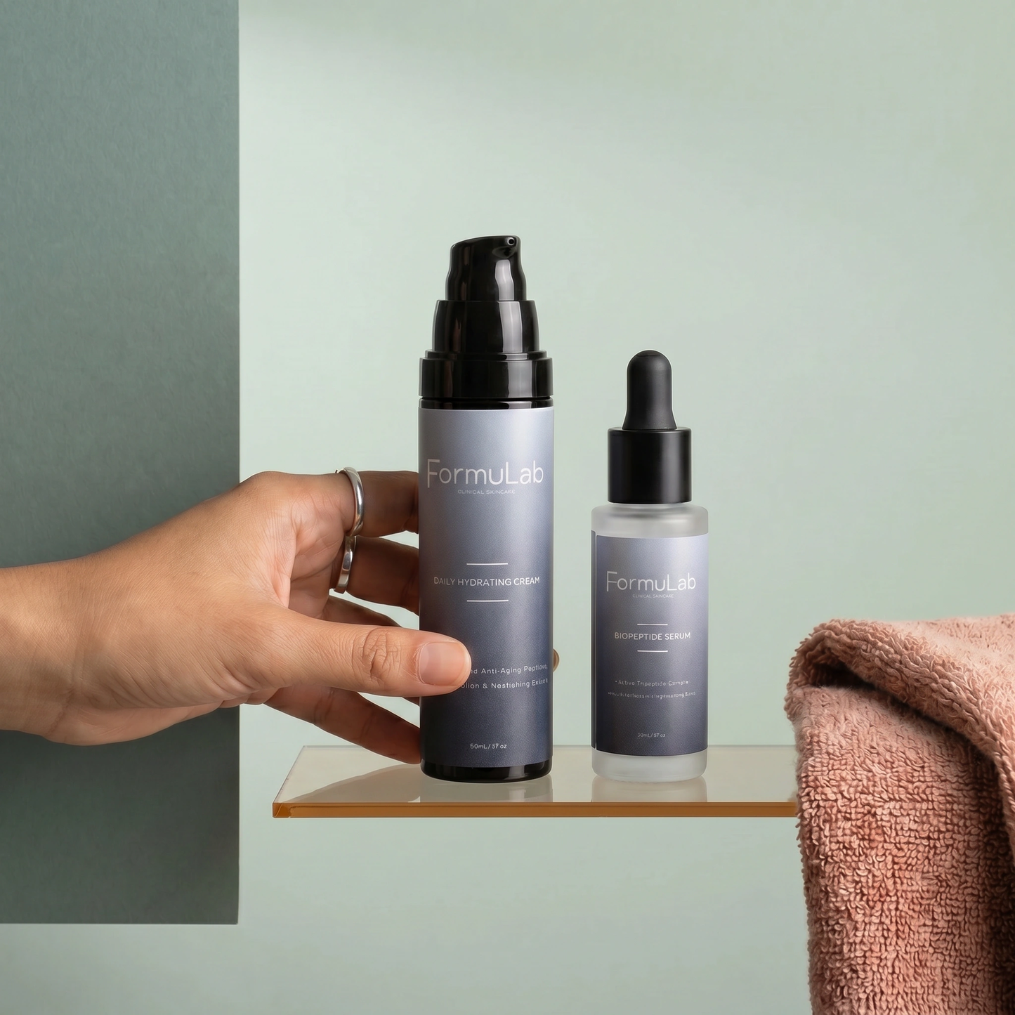 FormuLab Biopeptide Serum & Daily Hydrating Cream Bundle